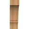 Ekena Millwork 6"W x 16"D x 20"H Balboa Rough Sawn Knee Brace, Western Red Cedar BRC06X16X20BOA00RWR - alternate 2